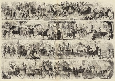 Carreras de Epsom, el regreso del Derby de John Leech